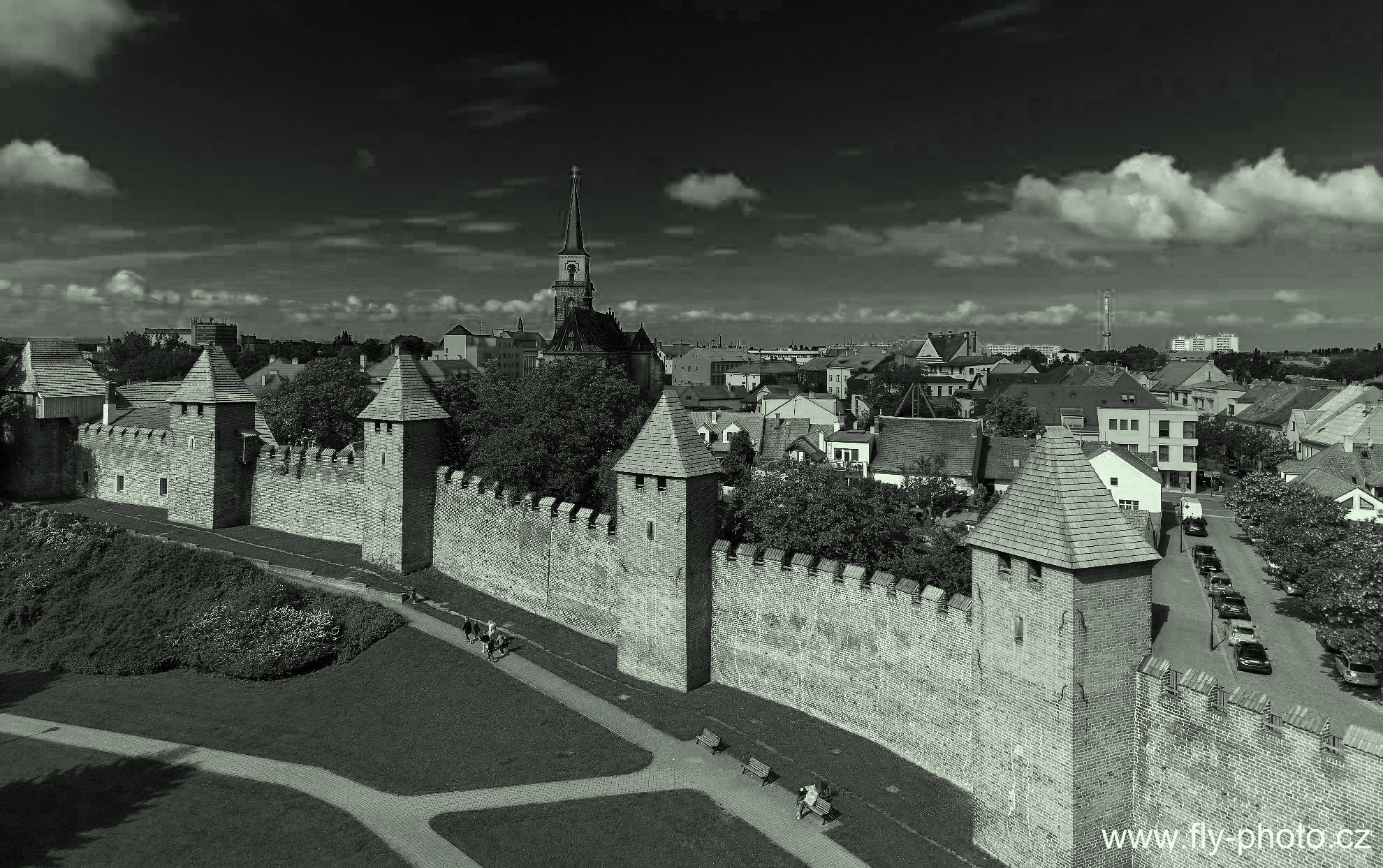 Art foto – Nymburk, zelený tón
