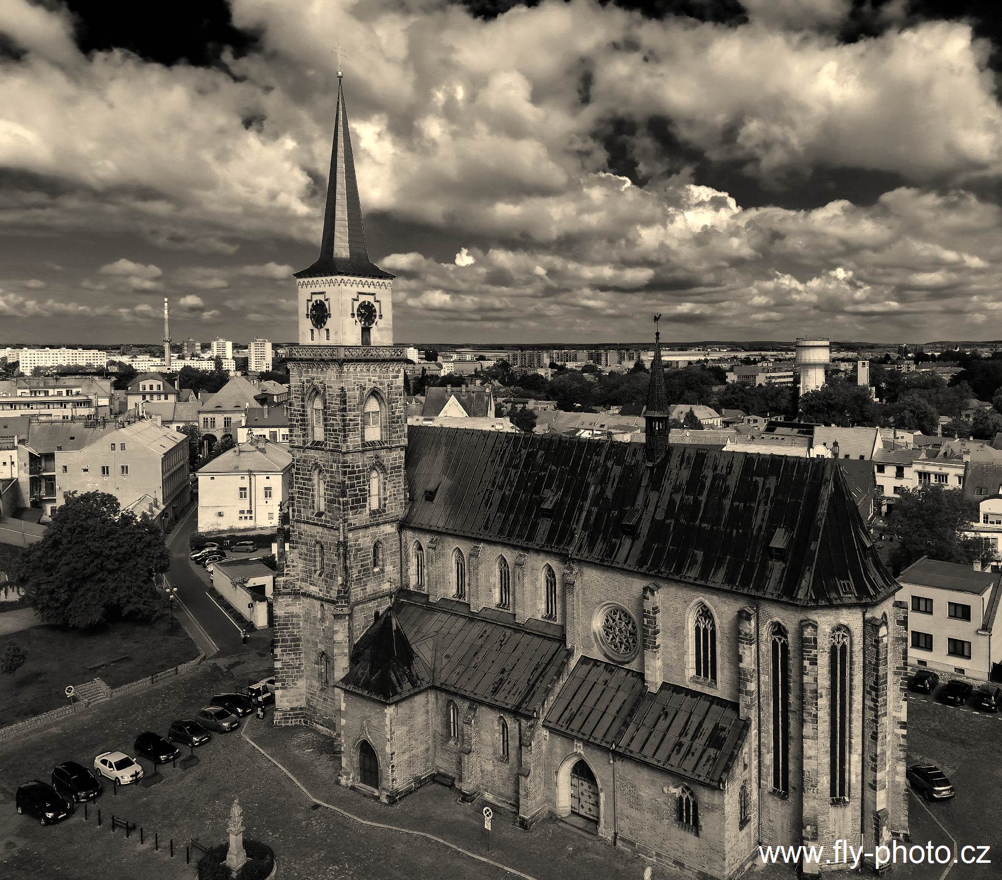 Art foto – Nymburk, sépiový tón
