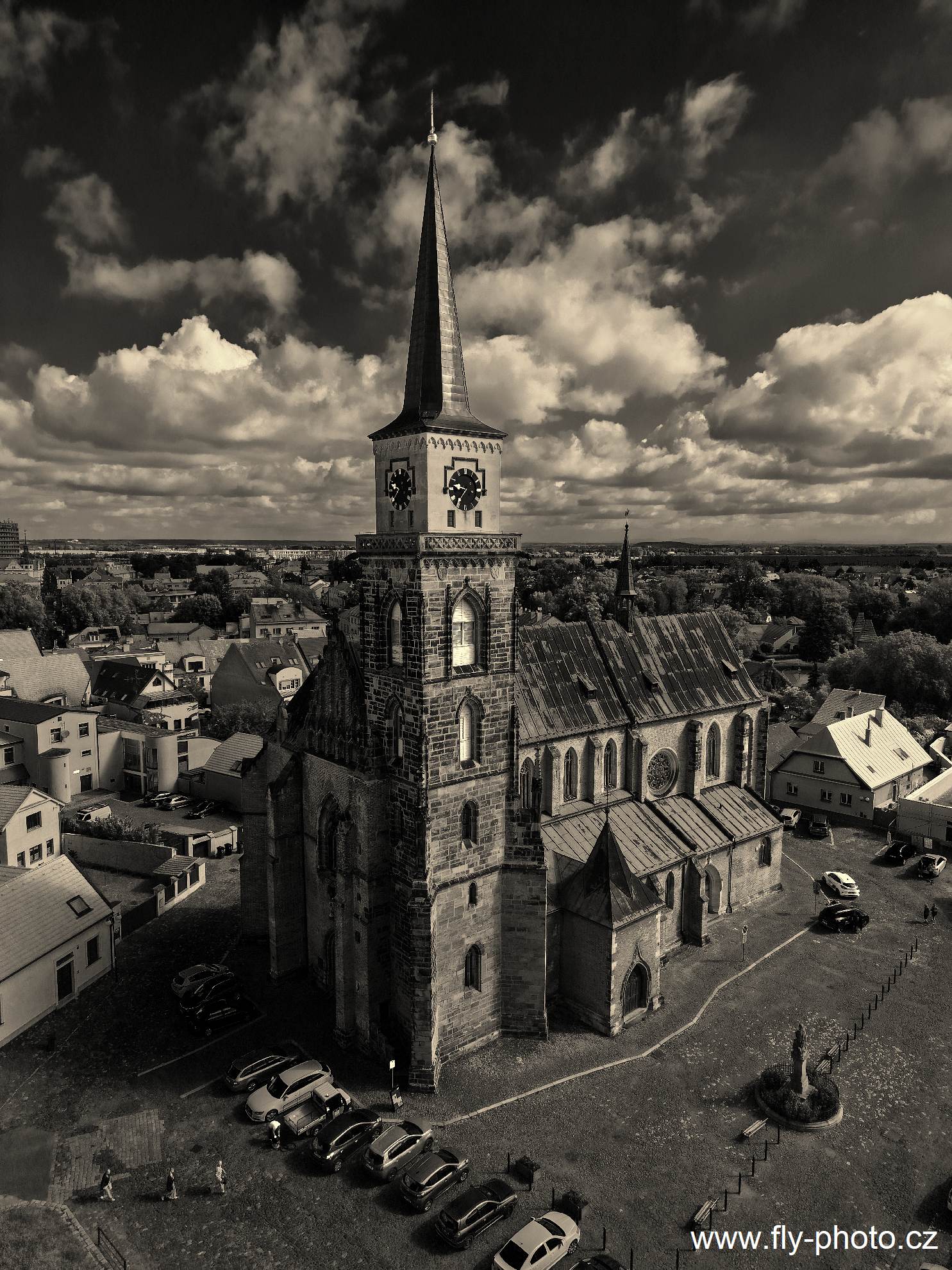 Art foto – Nymburk, sépiový tón